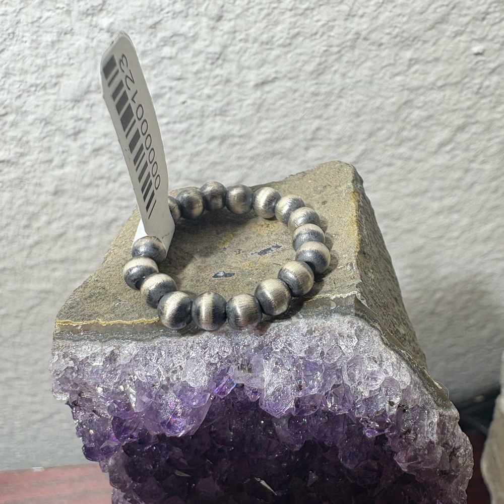 Native American Adjustable Desert Pearls Ring